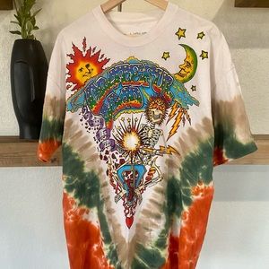 Liquid Blue Grateful Dead tie dye shirt